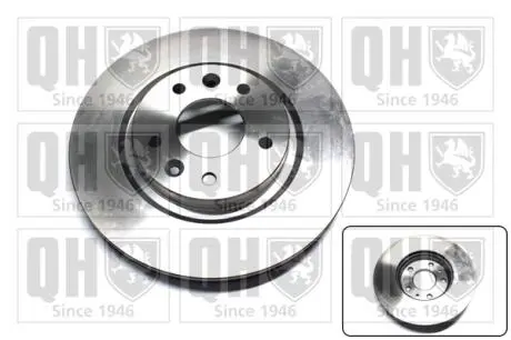 Гальмiвнi диски Nissan Qashqai II/X-trail 13-/ Leaf 14-/ Renault Kadjar 13- QUINTON HAZELL BDC6059