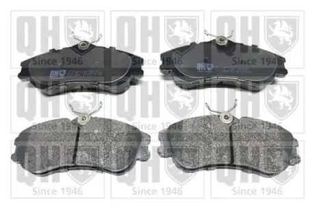 Колодки тормозные (передние) Citroen Berlingo 99-11/Peugeot 206 99-/Partner 96-15 QUINTON HAZELL BP1145