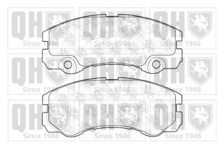 Гальмiвнi колодки дисковi QUINTON HAZELL BP1204