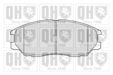 Гальмiвнi колодки дисковi QUINTON HAZELL BP1510