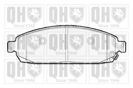 Колодки тормозные (передние) Jeep Grand Cherokee III/IV 04-/Commander 05-10 QUINTON HAZELL BP1511