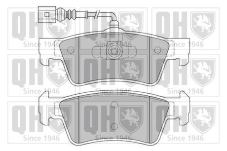 Колодки тормозные (задние) VW Touareg 02-10 (+датчики) QUINTON HAZELL BP1567