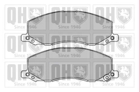 Колодки тормозные (передние) Opel Insignia A 08-/Bentley Flying Spur 13-/Saab 9-5 II 10-12 QUINTON HAZELL BP1668