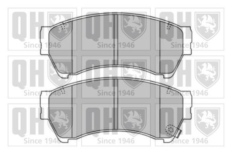 Гальмiвнi колодки дисковi QUINTON HAZELL BP1671