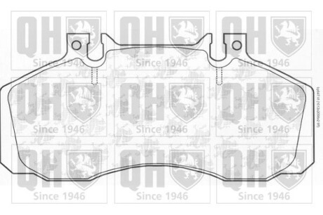 Колодки тормозные (передние) MB 609-814/Vario QUINTON HAZELL BP647