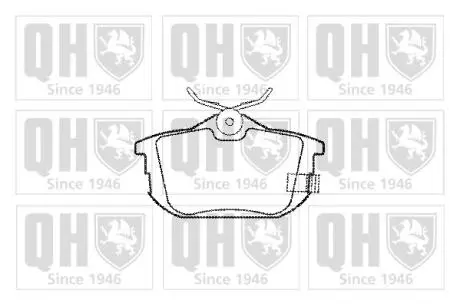 Гальмiвнi колодки дисковi QUINTON HAZELL BP973
