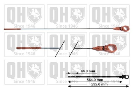 Щуп уровня масла Citroen Berlingo/Peugeot Partner 1.6HDI 08- QUINTON HAZELL QOD112