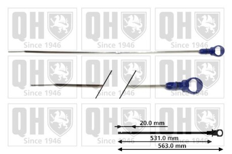 Щуп уровня масла Citroen Berlingo/Peugeot Partner 2.0 HDi 96-06 QUINTON HAZELL QOD114