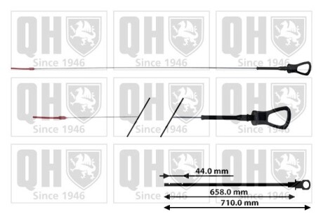 Щуп масляний QUINTON HAZELL QOD170