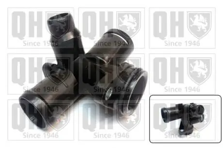 Фланец системы охлаждения Audi A4/A6 2.0TFSI 04-11 QUINTON HAZELL QTH1020CF