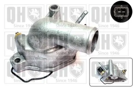 Термостат Opel Astra G/Vectra B/C 1.8i/1.8 16V 95- (92°С) QUINTON HAZELL QTH609K