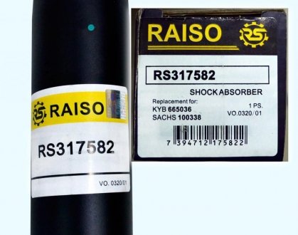 Амортизатор передний Lanos/Sens/Nexia/Kadett (масл..) RAISO RS317582