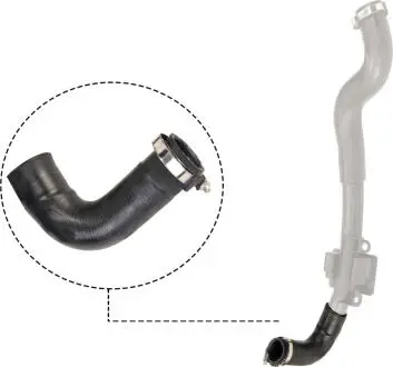 Патрубок интеркулера Kangoo 1.5dCi 08- RAPRO R12500