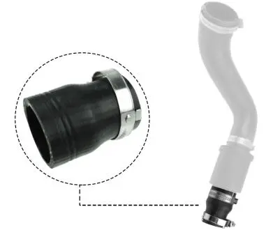 Патрубок інтеркулера Transit 2.2 TDCi 11- (короткий) RAPRO R16226