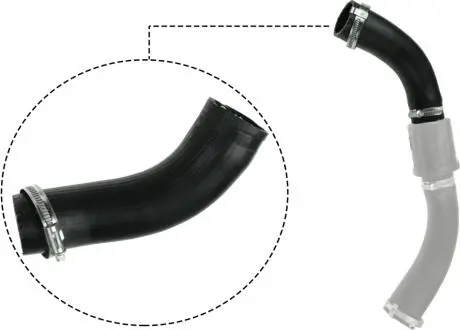 Патрубок інтеркулера Transit 2.4TDCI 06- RAPRO R16246