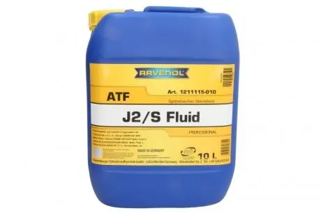 Мастило ATF J2/S FLUID 10L RAVENOL 1211115010