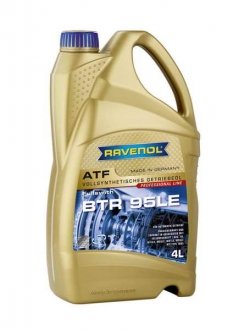 Трансмиссионное масло ATF BTR 95LE синтетическое 4 л RAVENOL 1211116004
