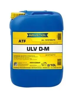 Олива для автоматичних трансмісій (10L +), AC DELCO 10-4107, DEXRON ULV, FORD 196825, FORD 2179795, FORD M2C949 A, FORD MERCON ULV, FORD MOTORCRAFT XT-12-QULV, GM 19352619 RAVENOL 121210801001999