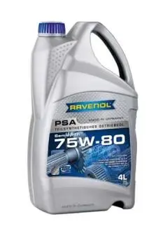 Смазка PRZEKгADNIOWY PSA SAE 75W80 4L RAVENOL 122210000401999 (фото 1)