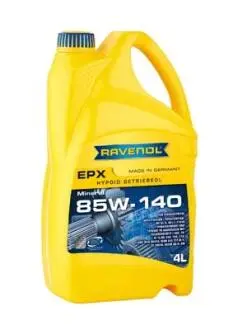 Смазка PШEVODOVЭ EPX SAE 85W140 GL-5 4L RAVENOL 122321100401999
