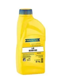Олива тансмісійна 80W-90 LS Mineral GL-5 (1л) RAVENOL 1223303-001