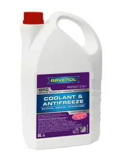 KONCENTRБT DO CHLADIИE VW/G12+ -5 LETNН 5L RAVENOL 141011000501999