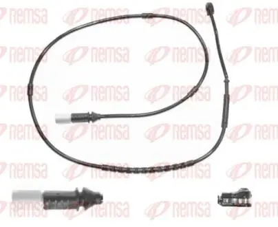 Датчик зношування гальмівних колодок (задніх) BMW 1 (F20/F21)/ 3 (F30) 12- (L=1045mm) REMSA 001131