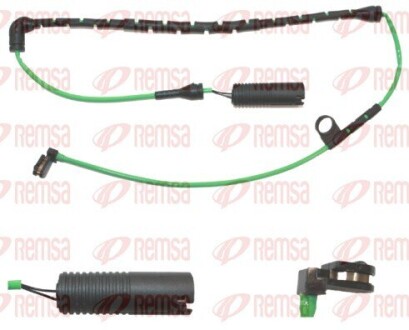 Датчик зносу гальмівних колодок (передніх) Land Rover Range Rover III 09-12 (L=830mm) REMSA 001136