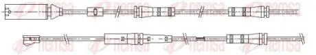 BMW датчик зносу задн. колодок G11 REMSA 001163
