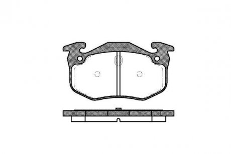 Колодки гальмівні дискові AUDI A3 (8P1) 04-12,A3 Sportback (8PA) 04-13,A3 кабрио (8P7) 08-13,TT (8J3) 08-1 REMSA 0144.06