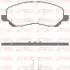 Колодки гальмівні (передні) Jeep Compass/ Patriot 06- R17 (Akebono) REMSA 080441 (фото 1)