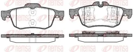 Колодки тормозные дисковые REMSA 0842.60