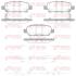 Колодки гальмівні (задні) Nissan Juke/Leaf/Cube 10-/Murano/Teana 08-14/X-Trail/Tiida/Pulsar 13- REMSA 087602 (фото 1)