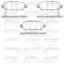 Колодки гальмівні (задні) Nissan Juke/Leaf/Cube 10-/Murano/Teana 08-14/X-Trail/Tiida/Pulsar 13- REMSA 087602 (фото 1)