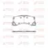 Колодки гальмівні (передні) Porsche Cayenne 02-/Macan 14-/Panamera 10-16/VW Touareg 02- (Brembo) REMSA 134545 (фото 1)