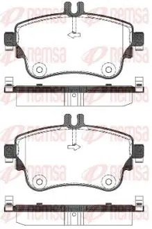 Колодки тормозные дисковые REMSA 1487.08
