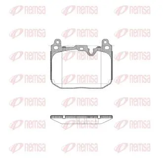 Колодки гальмівні (передні) BMW X1 (F48)/X2 (F39) 18- B47/B48 (Brembo) REMSA 149120