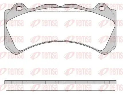 Тормозные колодки (передние) Volvo S60/V60 10- REMSA 150210