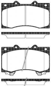 Колодки тормозные дисковые REMSA 1506.02