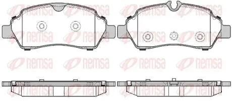 Дисковые тормозные колодки REMSA 160500