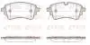 Тормозные колодки (задние) Audi A4/A6/Q5/Q7/VW Touareg 15- REMSA 166910 (фото 1)
