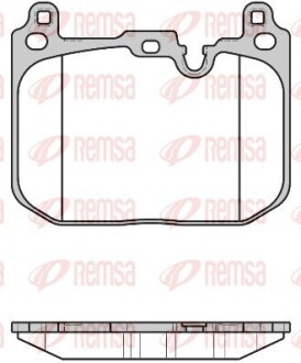 Колодки тормозные дисковые REMSA 1680.00