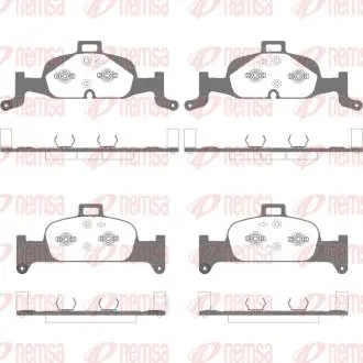 Тормозные колодки (передние) Audi A4/A5/A6/A7/Q5 15- REMSA 169110