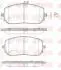 Тормозные колодки (передние) MB A-class (W177)/B-class (W247)/G-class (W463) 18-/GLA/GLE-class 19- REMSA 182600 (фото 1)