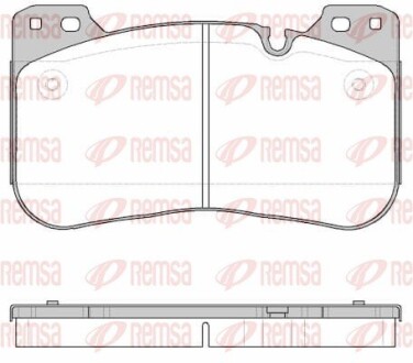 Тормозные колодки (передние) BMW 5 (G30/F90)/X5 (G05/F95)/3 (G20/G80) 17- (Brembo) Q+ REMSA 183400 (фото 1)