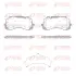 Колодки гальмівні (передні) Audi A5/Q7 2.0-3.0 D 15-/VW Touareg 17- (Akebono) REMSA 186500 (фото 1)