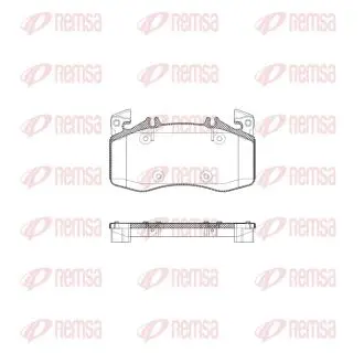 Колодки гальмівні (передні) MB A-class (W177) AMG 19- (M139) REMSA 190800
