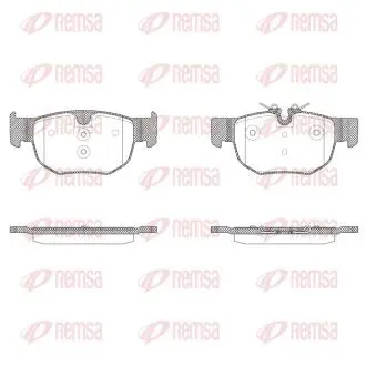 LAND ROVER Гальм. колодки RANGE ROVER VELAR (L560) 5.0 SCV8 4x4 19- REMSA 1915.00 (фото 1)