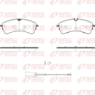 Фото колодки тормозные задние REMSA 1941.01 Колодки тормозные задние REMSA 1941.01