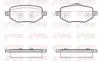Колодки гальмівні (задні) Citroen C4 20-/Peugeot 2008/208/Opel Corsa F 19-/Mokka 20- REMSA 195200 (фото 1)